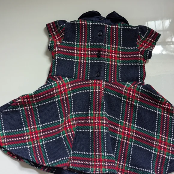 Janie and Jack Christmas Dress Size 6-12 months - Picture 3 of 6